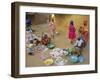 Bambara Women in the Market, Segoukoro, Segou, Mali, Africa-Bruno Morandi-Framed Photographic Print