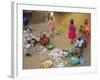 Bambara Women in the Market, Segoukoro, Segou, Mali, Africa-Bruno Morandi-Framed Photographic Print