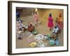 Bambara Women in the Market, Segoukoro, Segou, Mali, Africa-Bruno Morandi-Framed Photographic Print