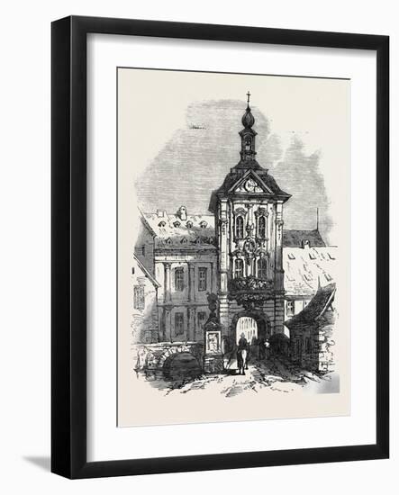 Bamberg the Rathhaus Germany 1866-null-Framed Giclee Print