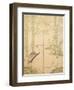 Bamboo and Crane, Edo Period (W/C on Panel)-Japanese-Framed Premium Giclee Print