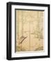 Bamboo and Crane, Edo Period (W/C on Panel)-Japanese-Framed Premium Giclee Print