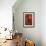 Bamboo and Red Sun I-Christine Zalewski-Framed Art Print displayed on a wall