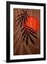 Bamboo and Red Sun I-Christine Zalewski-Framed Art Print