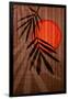 Bamboo and Red Sun I-Christine Zalewski-Framed Art Print