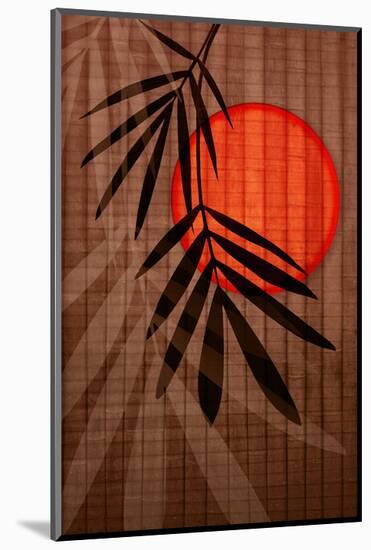 Bamboo and Red Sun I-Christine Zalewski-Mounted Art Print