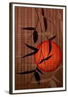 Bamboo and Red Sun II-Christine Zalewski-Framed Premium Giclee Print