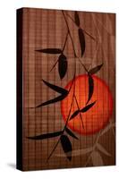 Bamboo and Red Sun II-Christine Zalewski-Stretched Canvas