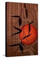 Bamboo and Red Sun II-Christine Zalewski-Stretched Canvas