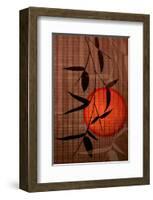 Bamboo and Red Sun II-Christine Zalewski-Framed Art Print