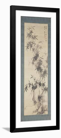 Bamboo and Rocks, 1838-Yamamoto Baiitsu-Framed Giclee Print