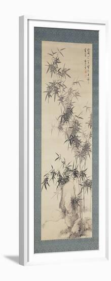 Bamboo and Rocks, 1838-Yamamoto Baiitsu-Framed Giclee Print