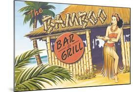 Bamboo Bar and Grill, Hawaii-Kerne Erickson-Mounted Art Print