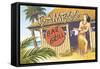 Bamboo Bar and Grill, Hawaii-Kerne Erickson-Framed Stretched Canvas