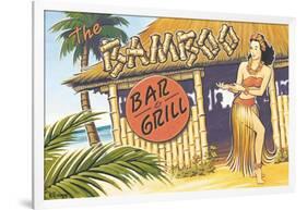 Bamboo Bar and Grill, Hawaii-Kerne Erickson-Framed Art Print