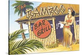 Bamboo Bar and Grill, Hawaii-Kerne Erickson-Stretched Canvas