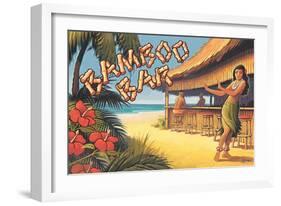 Bamboo Bar, Hawaii-Kerne Erickson-Framed Art Print