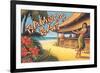 Bamboo Bar, Hawaii-Kerne Erickson-Framed Premium Giclee Print