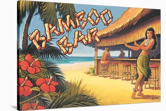 Bamboo Bar, Hawaii-Kerne Erickson-Stretched Canvas