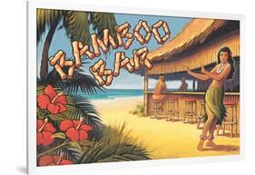 Bamboo Bar, Hawaii-Kerne Erickson-Framed Art Print