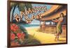 Bamboo Bar, Hawaii-Kerne Erickson-Framed Art Print