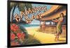 Bamboo Bar, Hawaii-Kerne Erickson-Framed Art Print