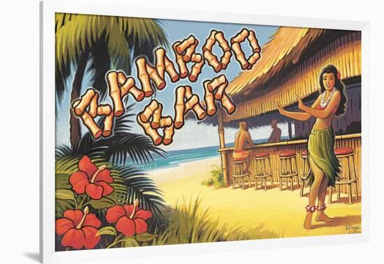 Bamboo Bar, Hawaii-Kerne Erickson-Framed Art Print