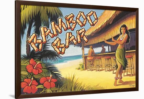 Bamboo Bar, Hawaii-Kerne Erickson-Framed Art Print