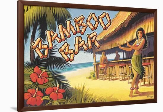 Bamboo Bar, Hawaii-Kerne Erickson-Framed Art Print