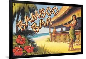 Bamboo Bar, Hawaii-Kerne Erickson-Framed Art Print