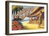 Bamboo Bar, Hawaii-Kerne Erickson-Framed Premium Giclee Print