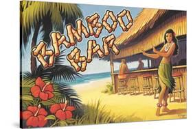 Bamboo Bar, Hawaii-Kerne Erickson-Stretched Canvas