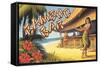 Bamboo Bar, Hawaii-Kerne Erickson-Framed Stretched Canvas