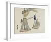 Bamboo Blinds Vending Stand-Shibata Zeshin-Framed Giclee Print