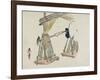 Bamboo Blinds Vending Stand-Shibata Zeshin-Framed Giclee Print