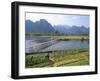 Bamboo Bridge, Vang Vieng, Laos, Indochina, Southeast Asia-Jane Sweeney-Framed Photographic Print