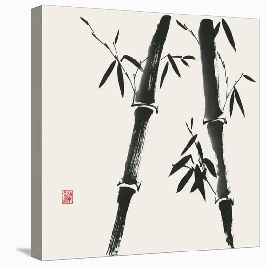 Bamboo Collection IV-Nan Rae-Stretched Canvas