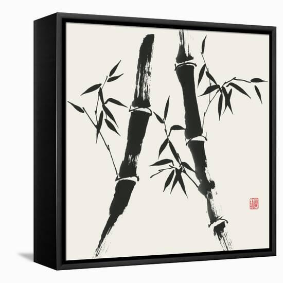 Bamboo Collection V-Nan Rae-Framed Stretched Canvas