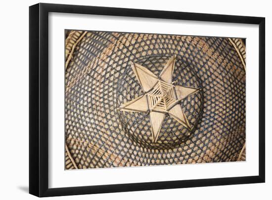 Bamboo Hat, Bohol Island, Philippines-Keren Su-Framed Photographic Print