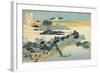 Bamboo Hedge at Kumemura (Kumemura Chikur), from the Series Eight Views of the Ryukyu Islands-Katsushika Hokusai-Framed Giclee Print