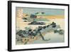 Bamboo Hedge at Kumemura (Kumemura Chikur), from the Series Eight Views of the Ryukyu Islands-Katsushika Hokusai-Framed Giclee Print