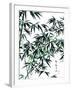 Bamboo Ink Painting. Translation: Wellbeing-yienkeat-Framed Art Print