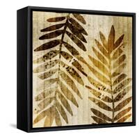 Bamboo Leaves 2-Kimberly Allen-Framed Stretched Canvas