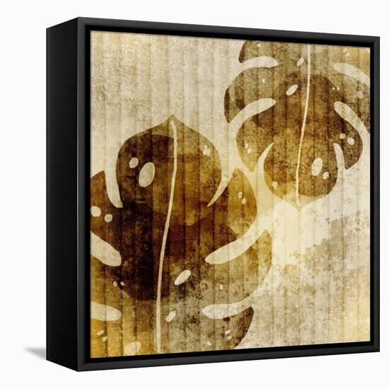 Bamboo Leaves 3-Kimberly Allen-Framed Stretched Canvas
