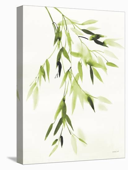 Bamboo Leaves IV Green-Danhui Nai-Stretched Canvas