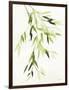 Bamboo Leaves IV Green-Danhui Nai-Framed Art Print