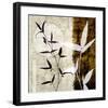 Bamboo Moon II-Christine Zalewski-Framed Art Print