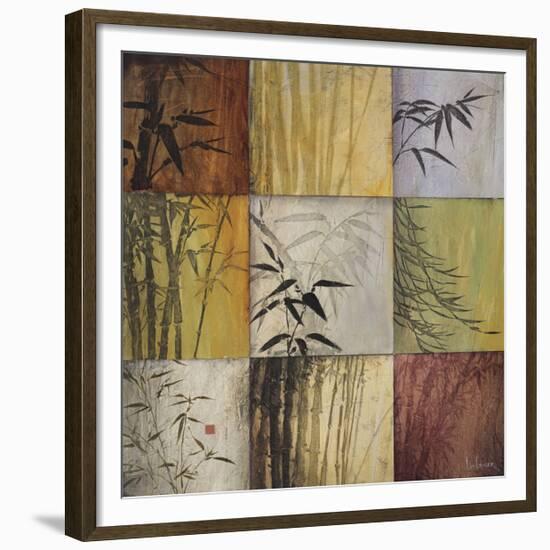 Bamboo Nine Patch II-Don Li-Leger-Framed Giclee Print