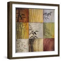 Bamboo Nine Patch II-Don Li-Leger-Framed Art Print