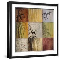 Bamboo Nine Patch II-Don Li-Leger-Framed Art Print